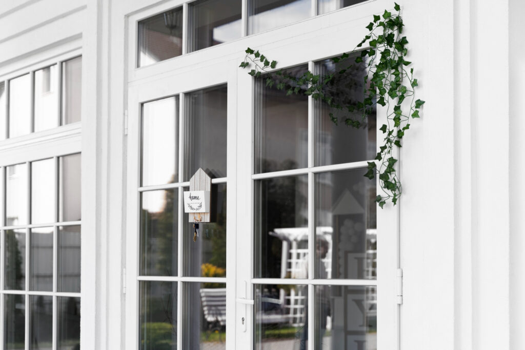 White windows